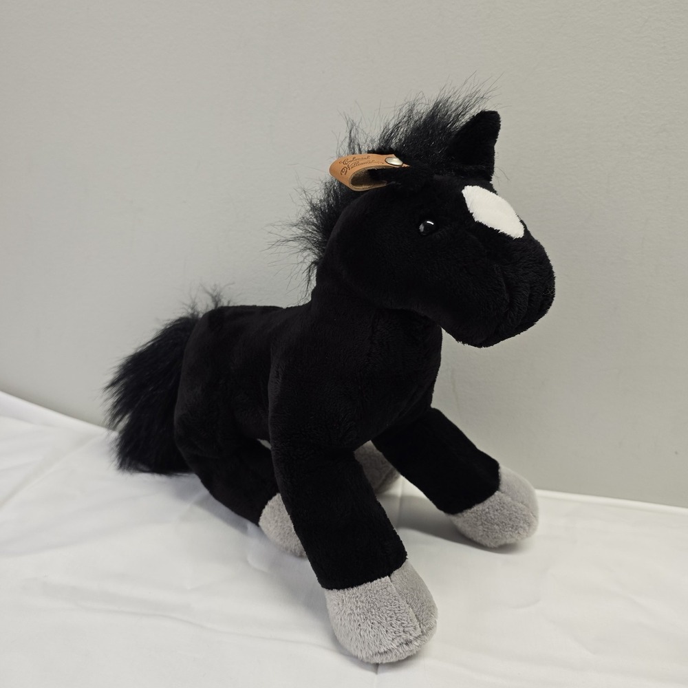 Colonial Williamsburg Canadian‎ Horse Plush Stuffed Animal 2004 Black Toy